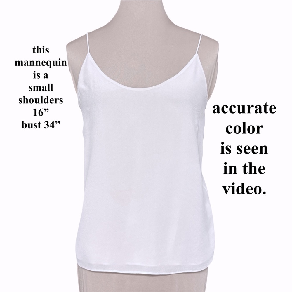 EVERLANE cami pale pink XS spaghetti straps pullover V-neck classic minimal top